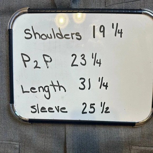 RALPH Ralph Lauren men’s sports coat. Silk & wool blend.  Gray, size 44R - Picture 12 of 12